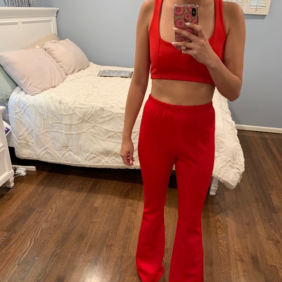 Red two piece set - Picture 2 of 2